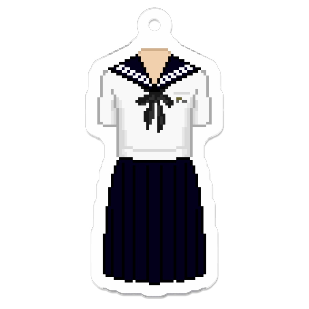 制服ドット絵アクキー 実践女子学園高等学校夏服 ゆにめいと Booth Shop Yunimate Web Shop Booth