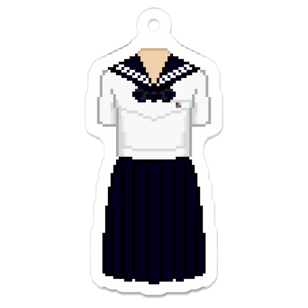 【制服ドット絵アクキー】大妻高等学校夏服