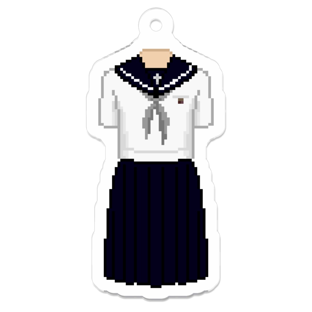 【制服ドット絵アクキー】田園調布雙葉中学校・高等学校夏服