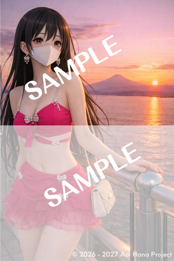 【高精細デジタルブロマイド】碧井咲「横浜・湘南編3点セット2」