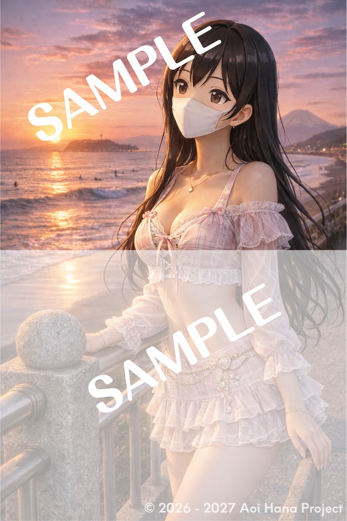 【高精細デジタルブロマイド】碧井咲「横浜・湘南編3点セット2」