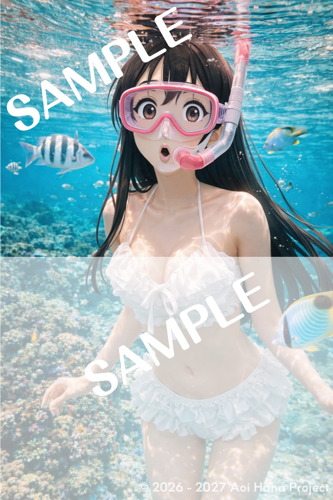 【高精細デジタルブロマイド】碧井咲「沖縄・八重山癒やしの旅3点セット1」