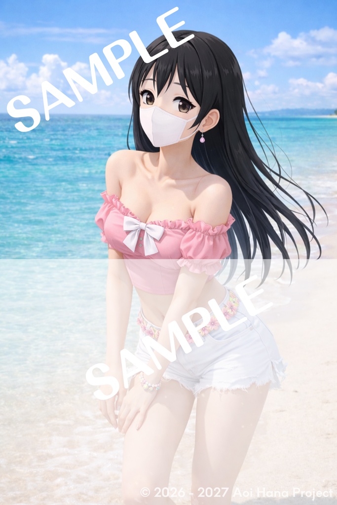 【高精細デジタルブロマイド】碧井咲「沖縄・八重山癒やしの旅3点セット1」