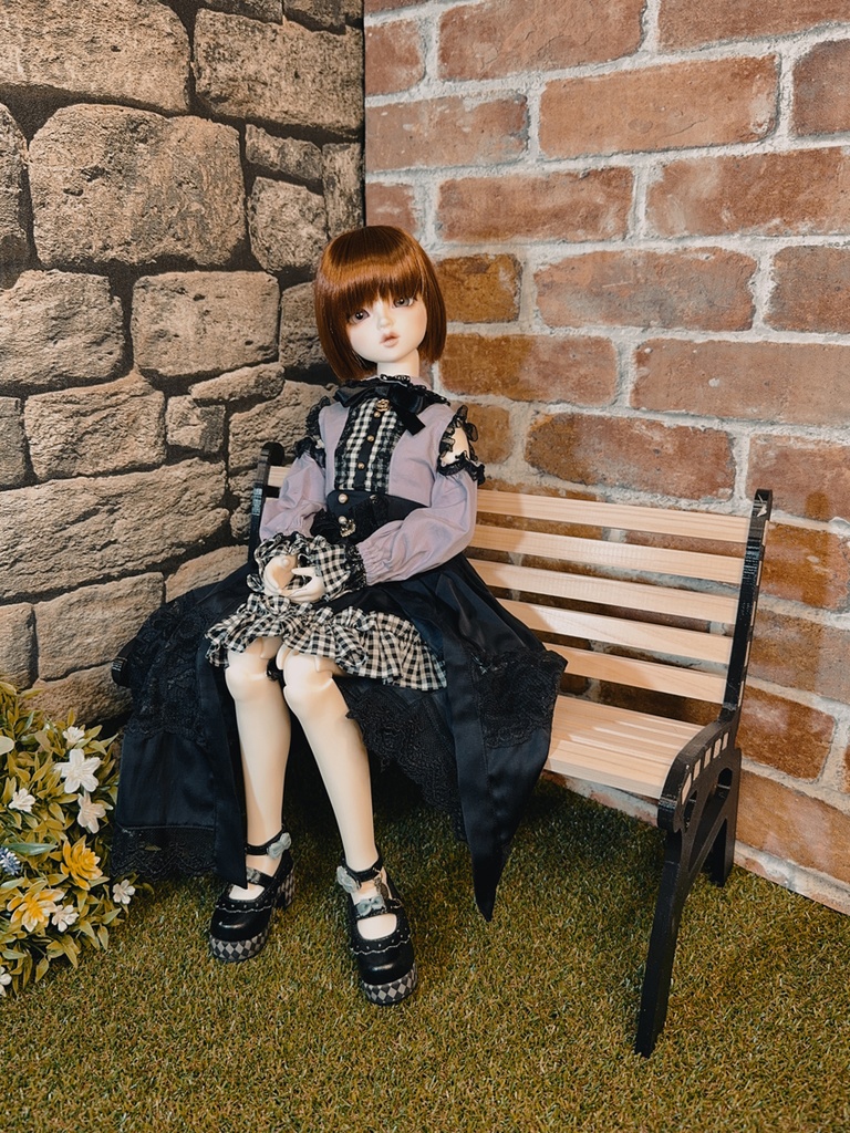 ドール用ベンチ(1/3、1/4兼用サイズ)