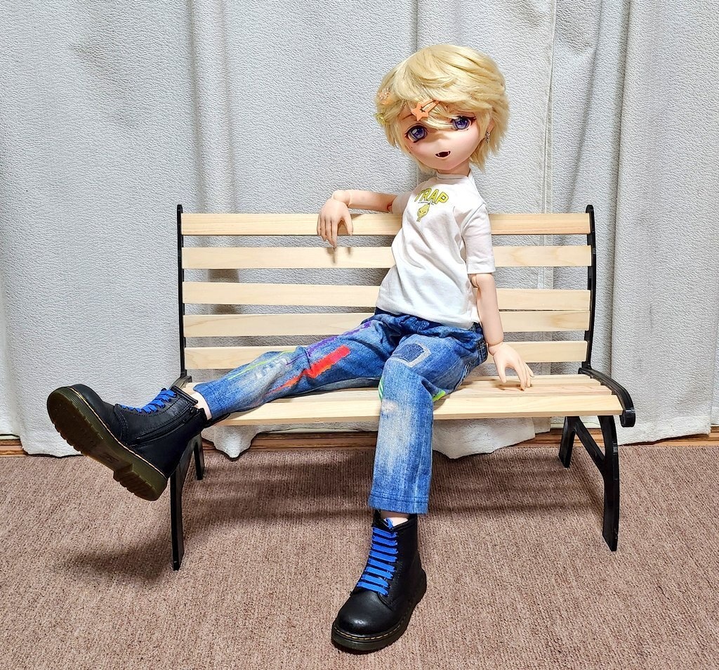 ドール用ベンチ(1/2サイズ)