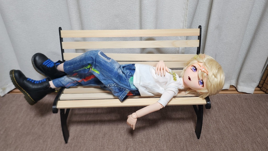 ドール用ベンチ(1/2サイズ)