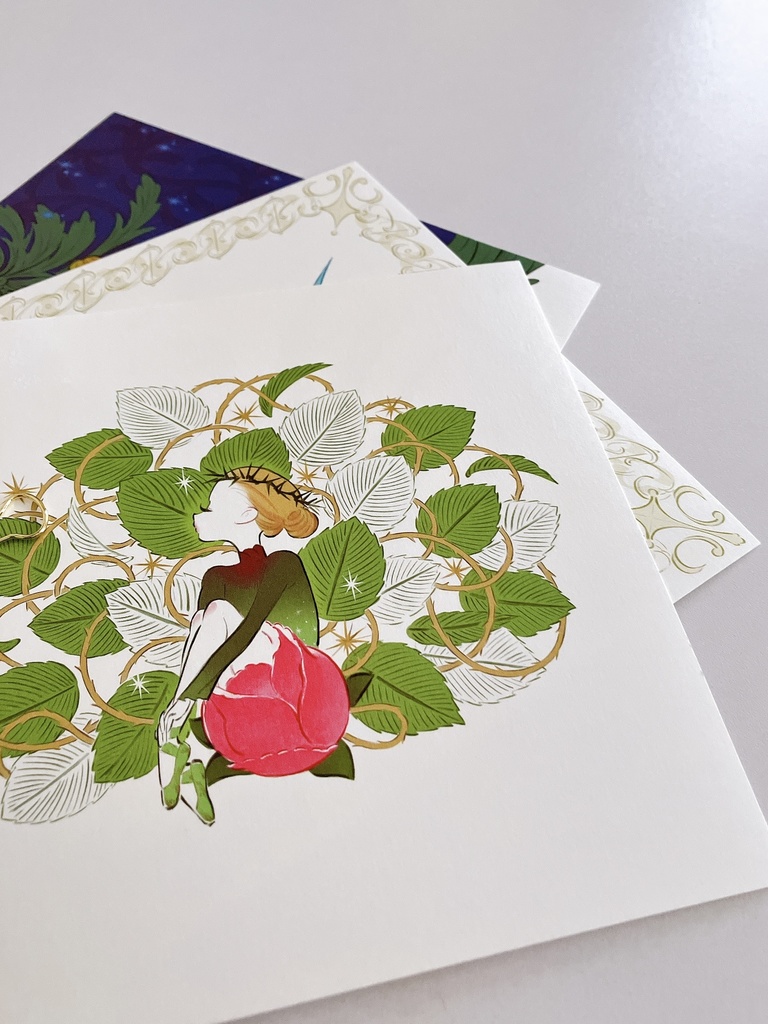 【postcard set】花ひらく日を夢にみて ポストカード 3枚セット