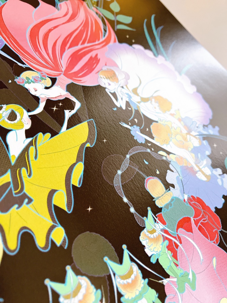 【poster】魅惑の園へ 大判ポストカード