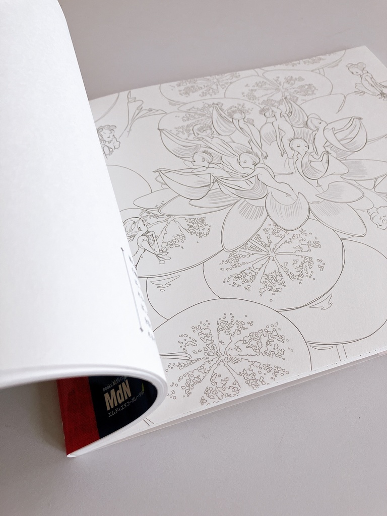 【 special set 】Love Fantasy Coloring Book Flower Words ~ Fairies of Wonderland ~ / Love Fantasy塗り絵 花ことば 〜ふしぎの国の妖精たち〜