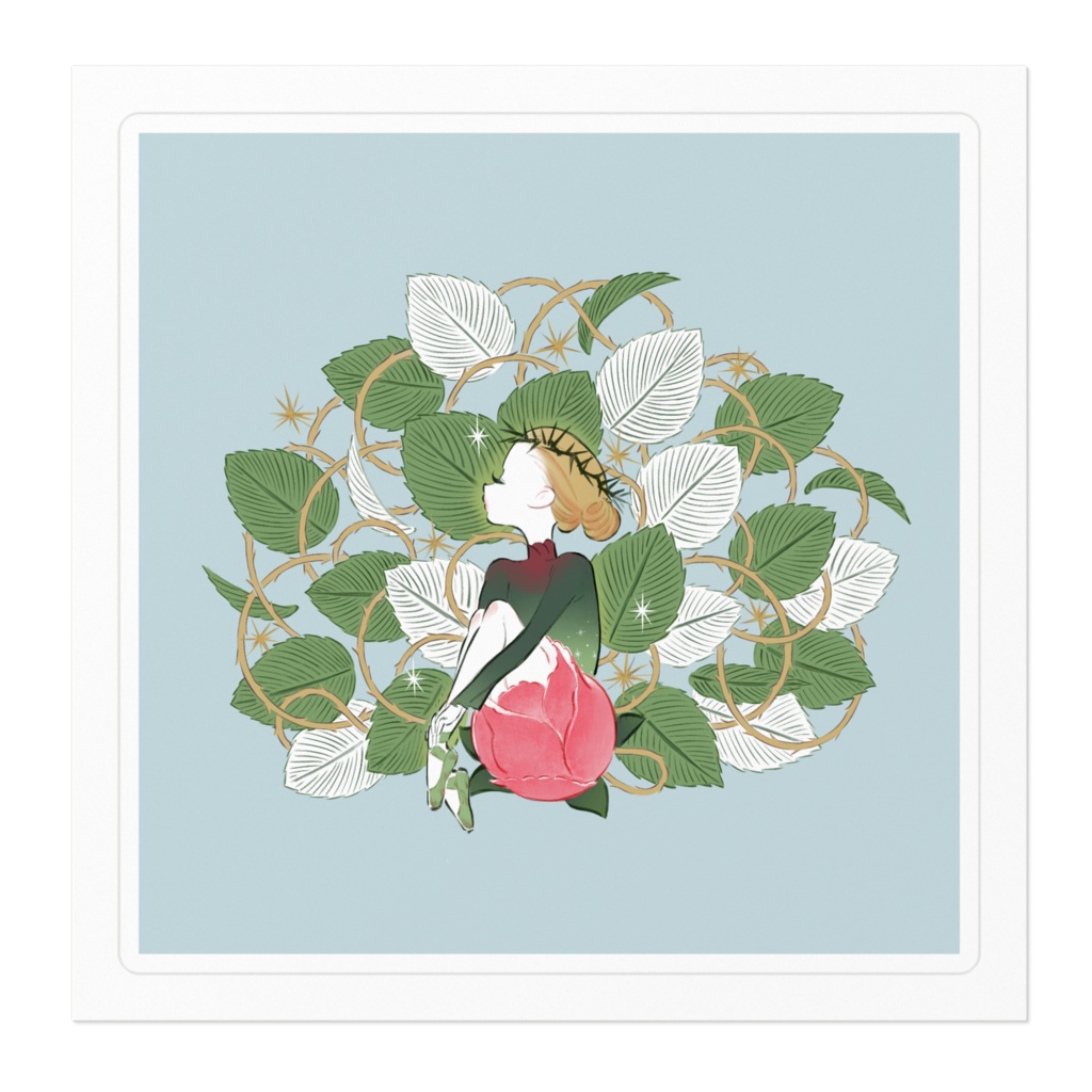 【ステッカー】花ひらく日を夢にみて