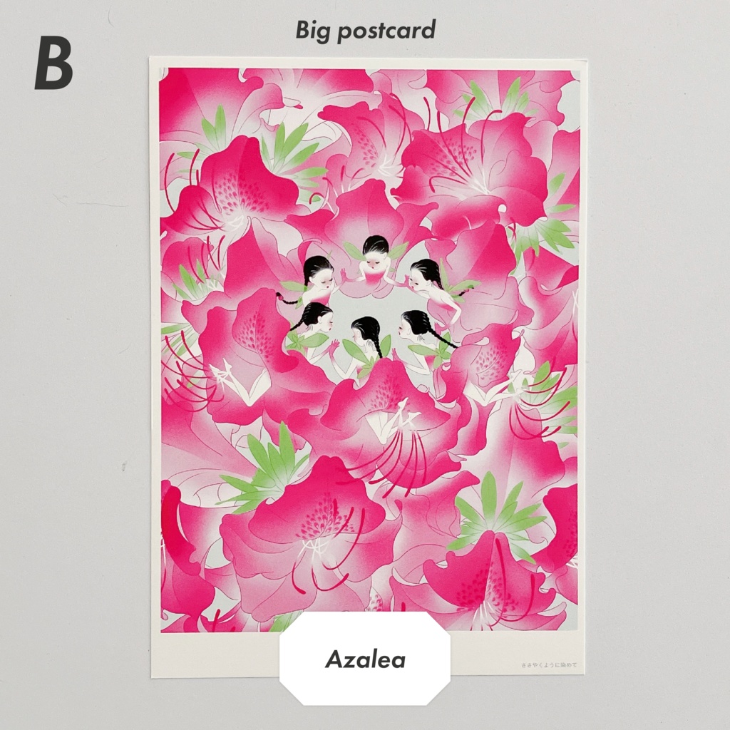 【postcard set】Flower × Dancer 大判ポストカード