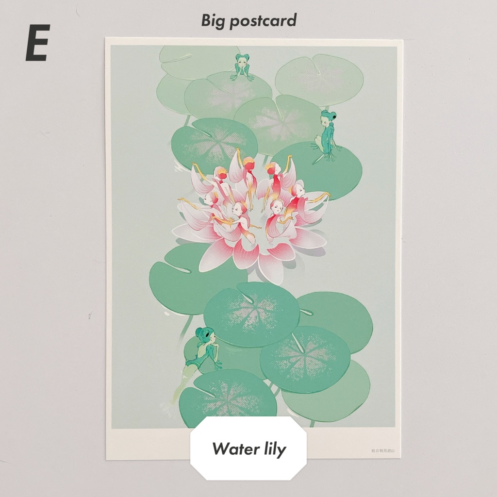 【postcard set】Flower × Dancer 大判ポストカード