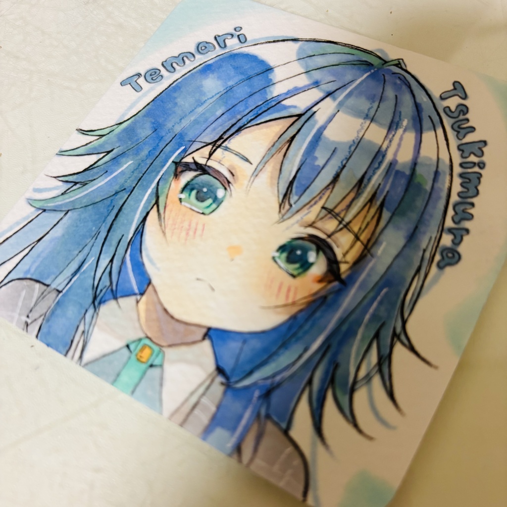 学マス 月村手毬 直筆イラスト