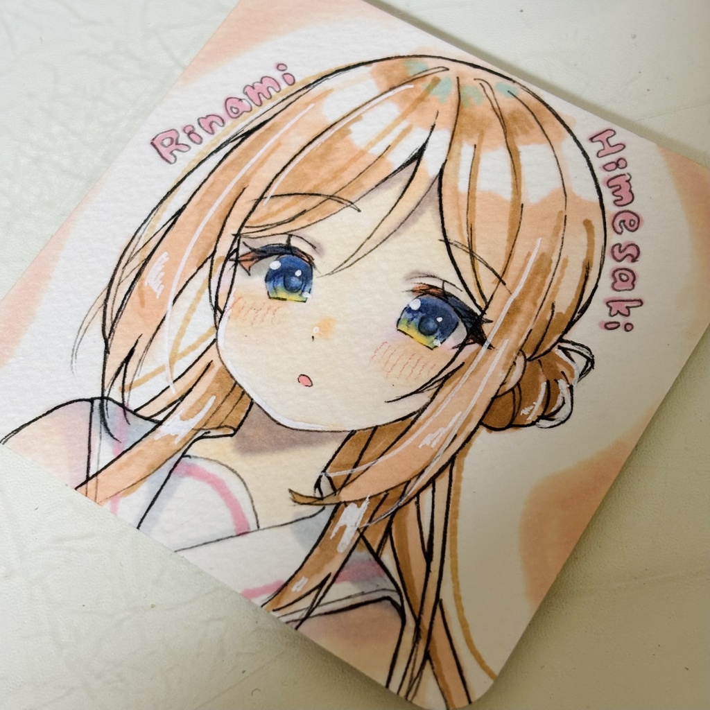 学マス 姫崎莉波 直筆イラスト