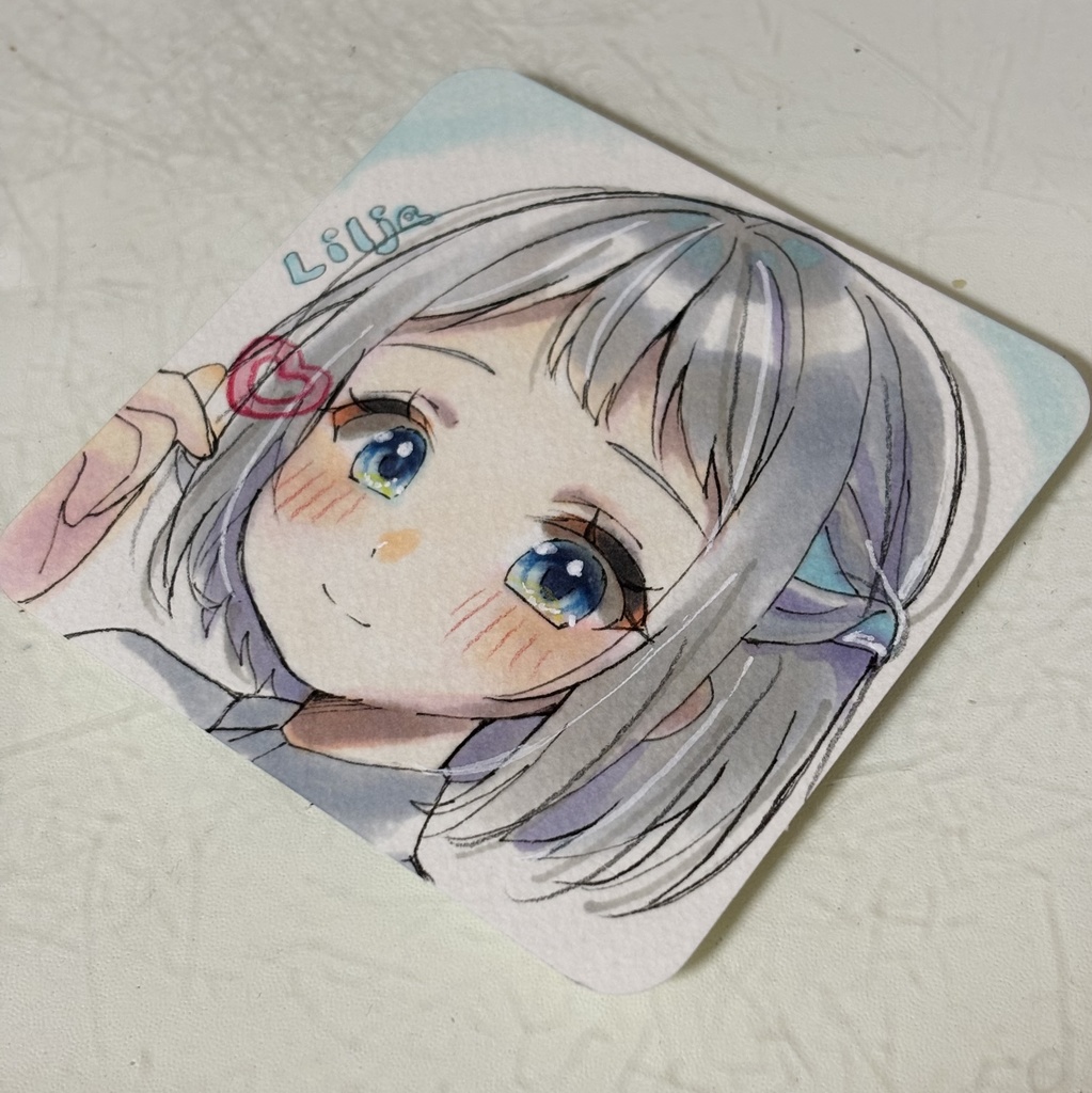 学マス 葛城リーリヤ 直筆イラスト