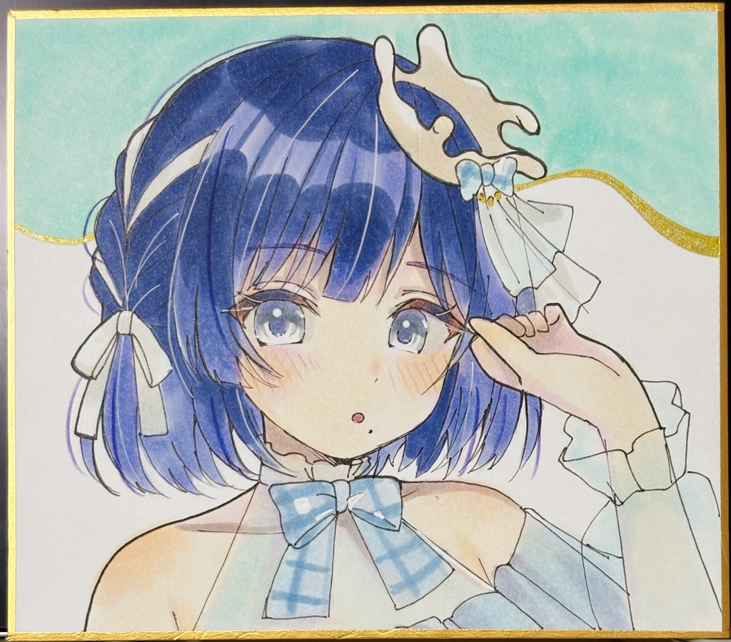 学マス 秦谷美鈴 直筆色紙