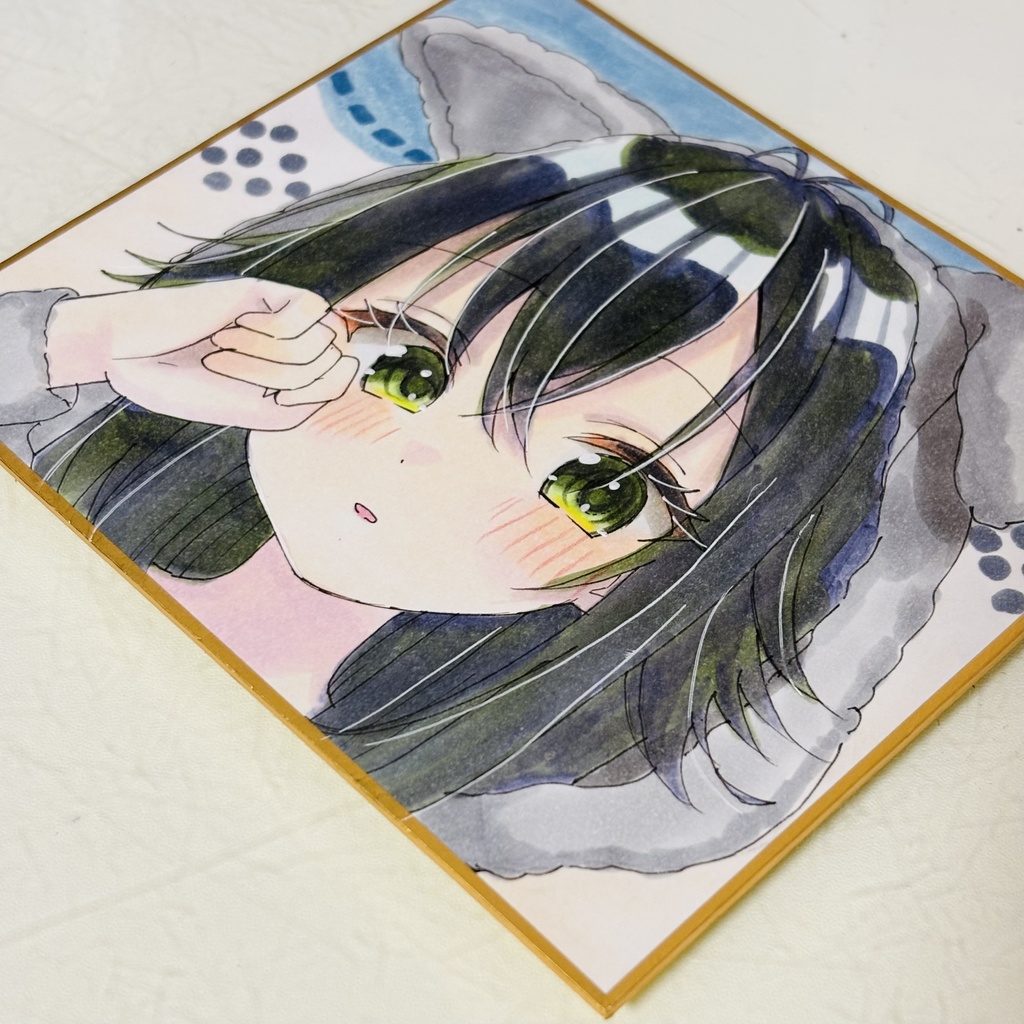 学マス 月村手毬 直筆色紙 ルームウェア