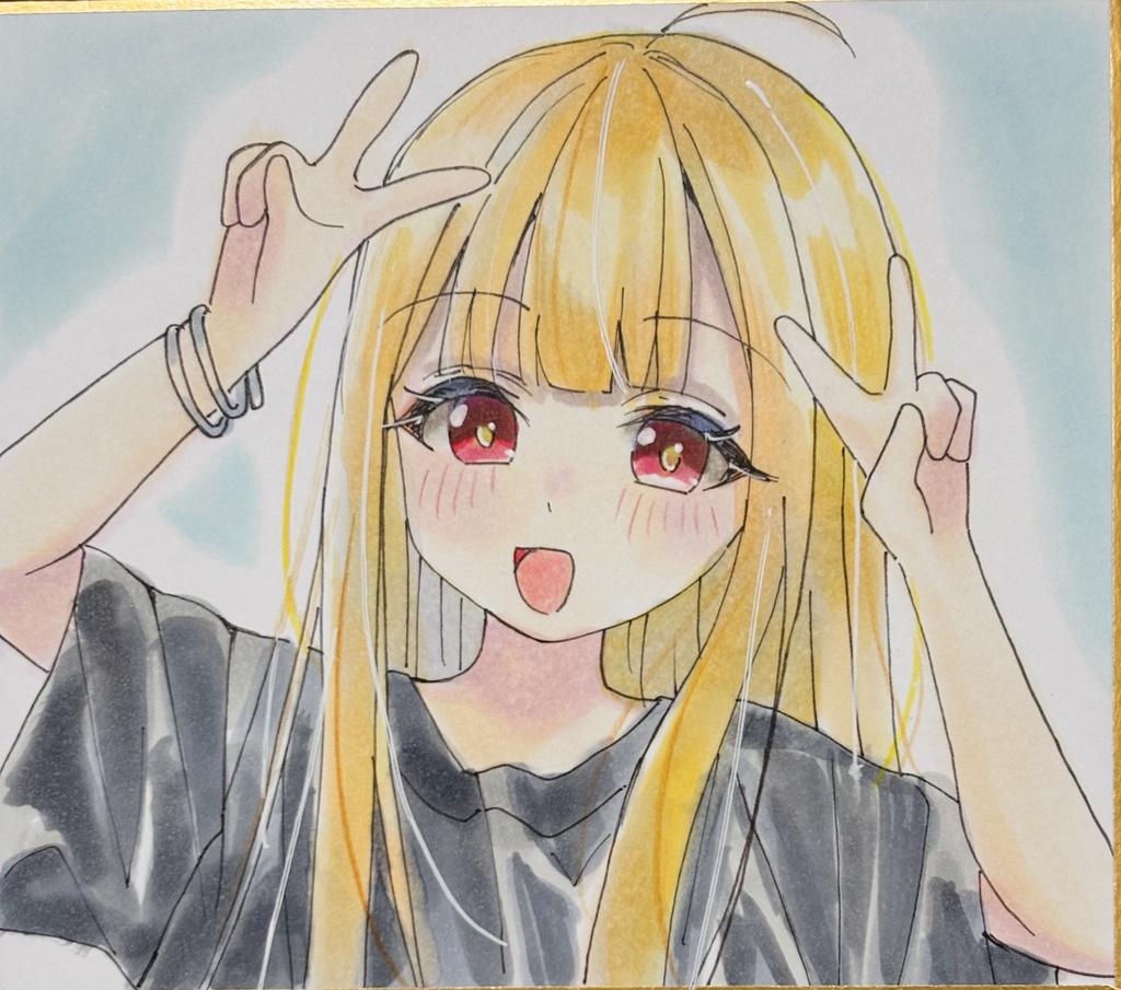 超かぐや姫! かぐや 直筆色紙