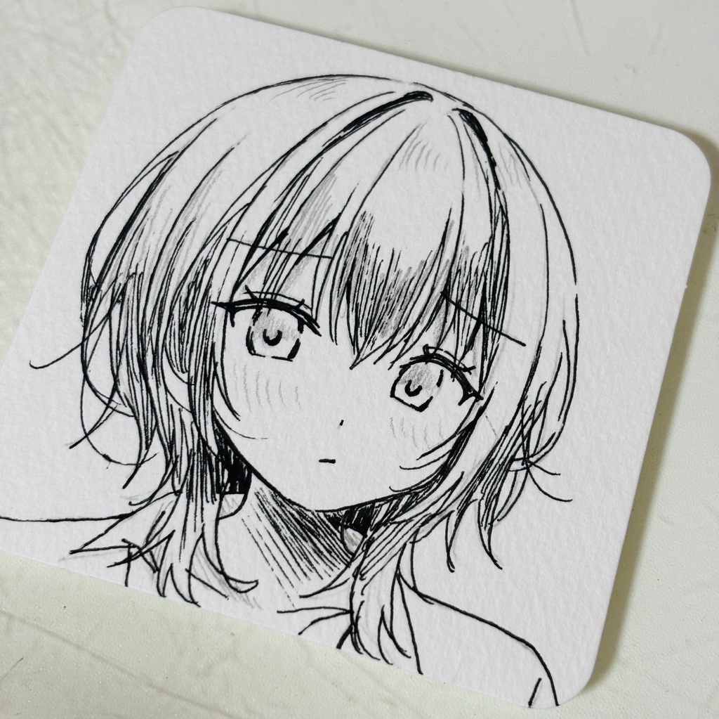 落描き オリジナル 女の子 直筆イラスト