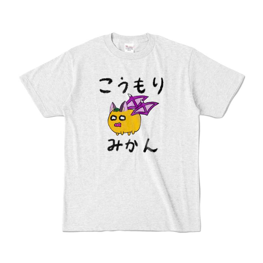 こうもりみかん文字入りTシャツ