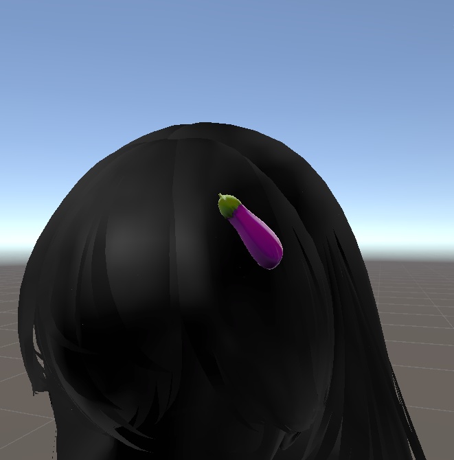 Eggplant Hair Accessory