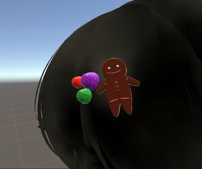 Gingerbread Hair Accessory