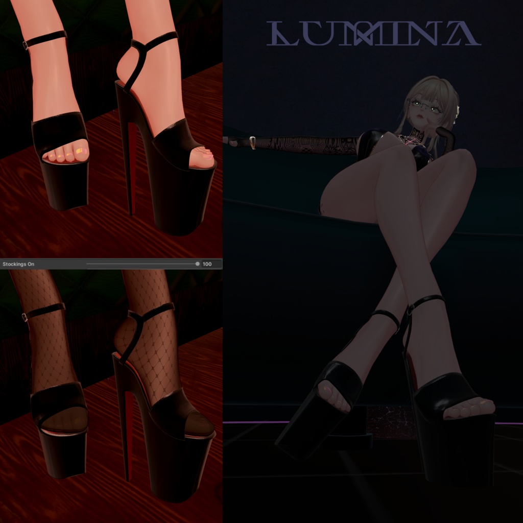 Pleaser Aspire Heels for Airi , Manuka , Milltina , Shinano , Ichigo , Lumina