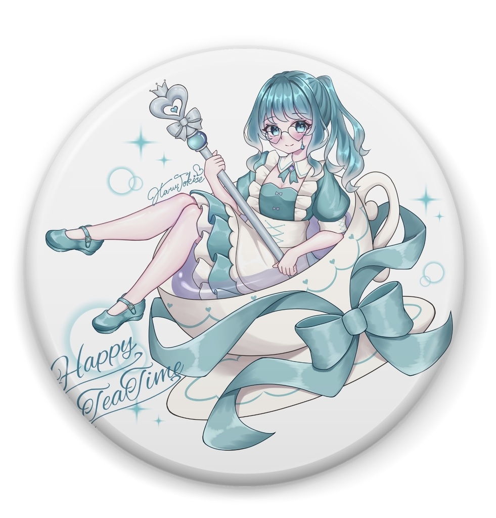 缶バッジ（HappyTeaTime）