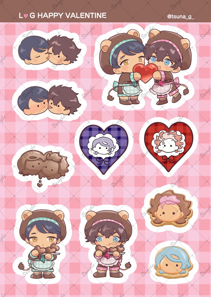 ラウグエバレンタインシール