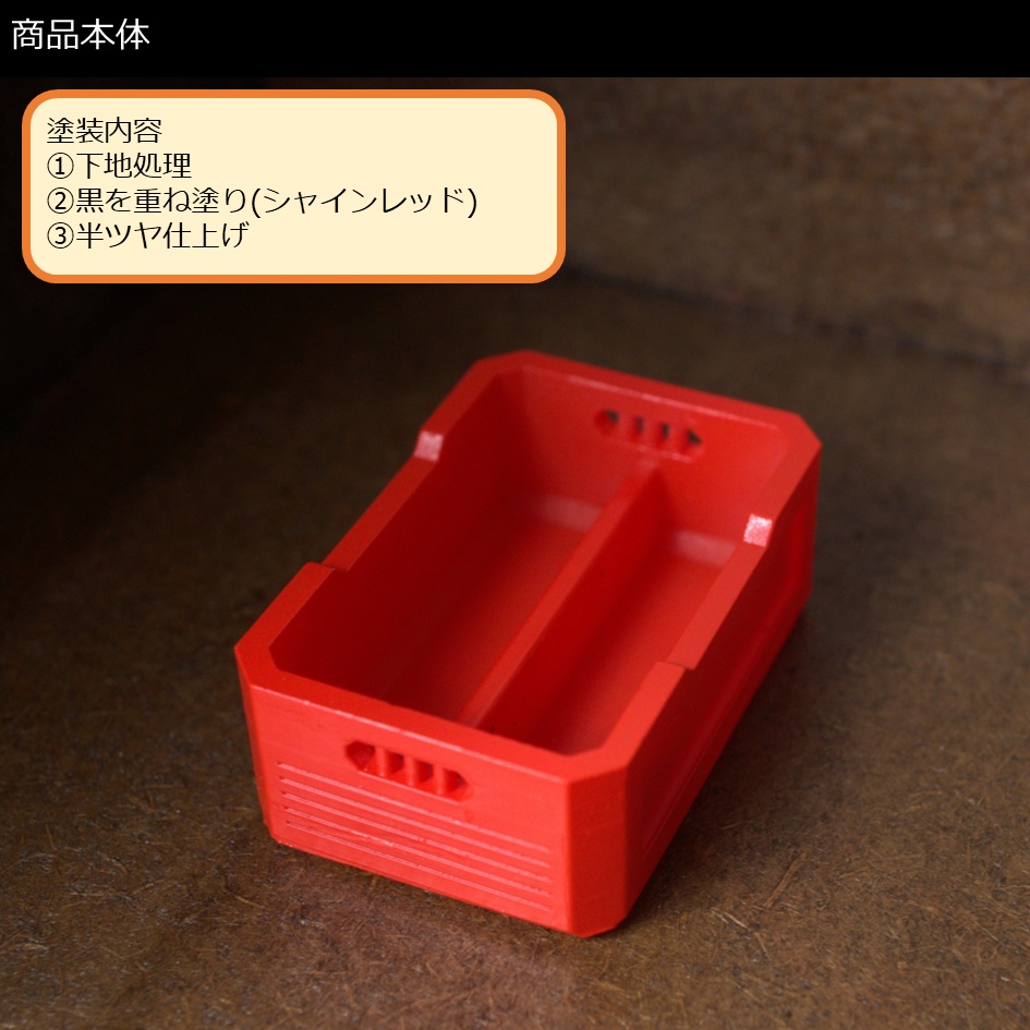 【塗装品】工具箱M(赤)