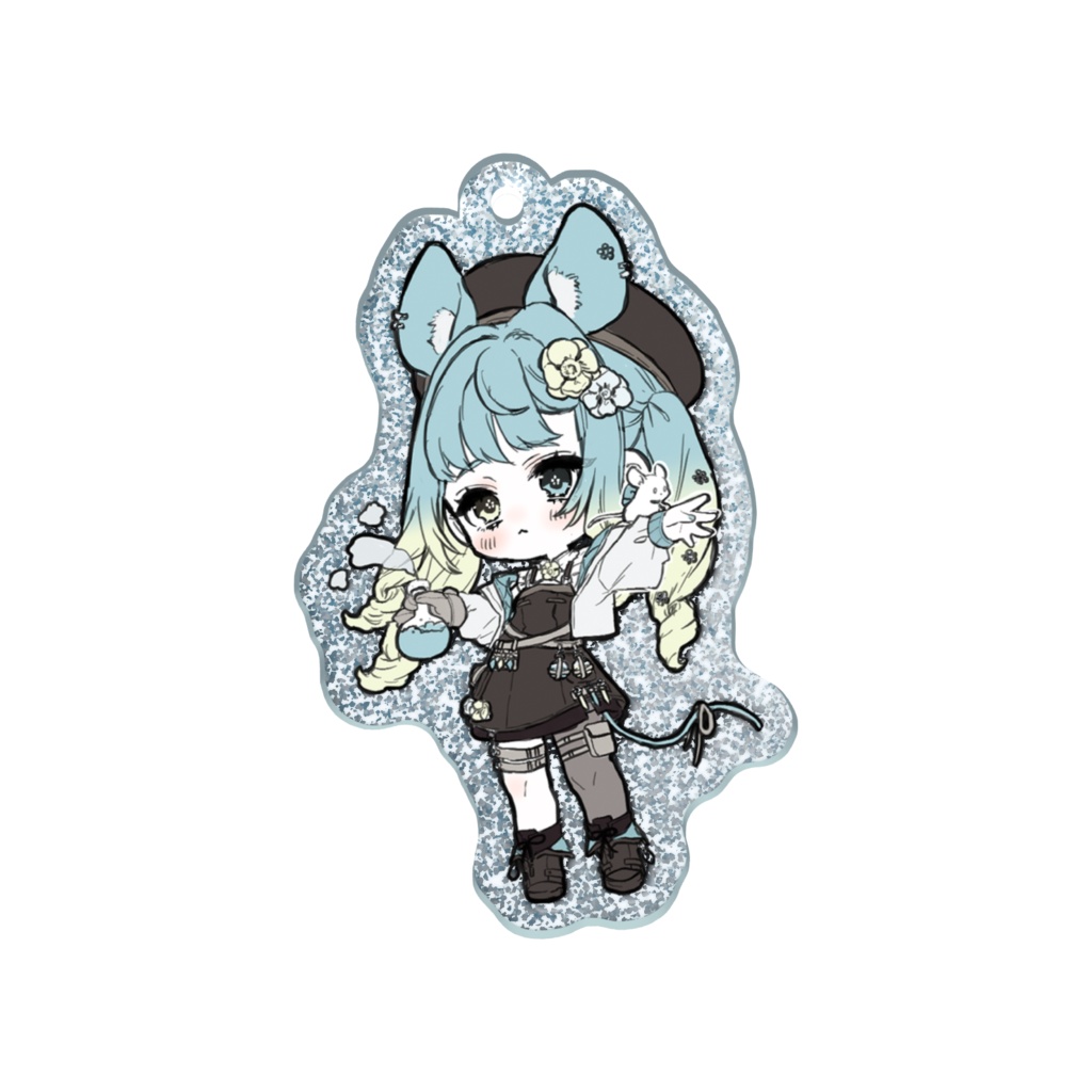 きらきらアクキー　フラスコ