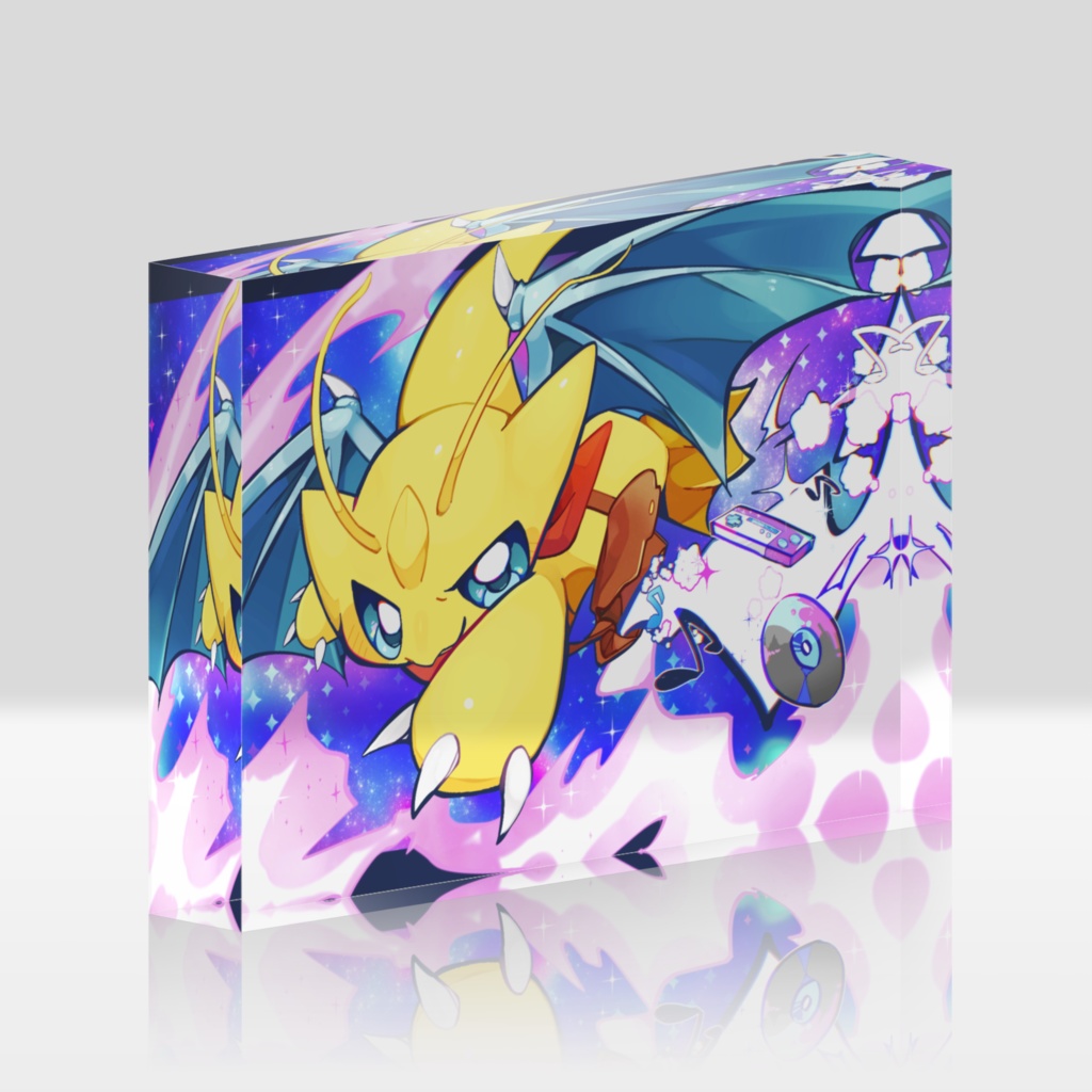 【アクリルブロック】電脳の閃光、エルド・ラコ【デビュー1周年記念】