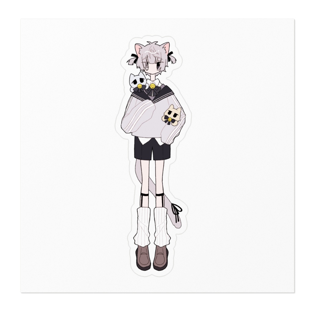 ステッカー(たたずむ)