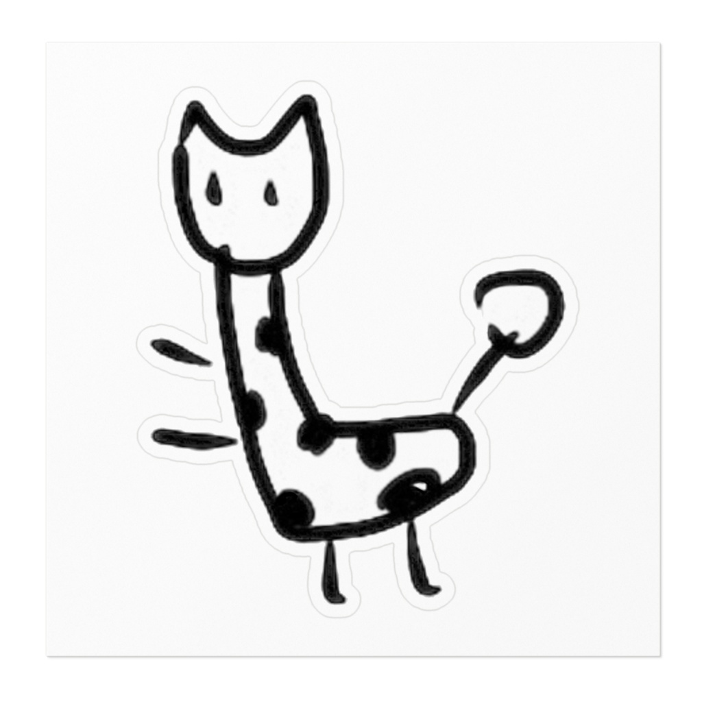 きりんさんステッカー