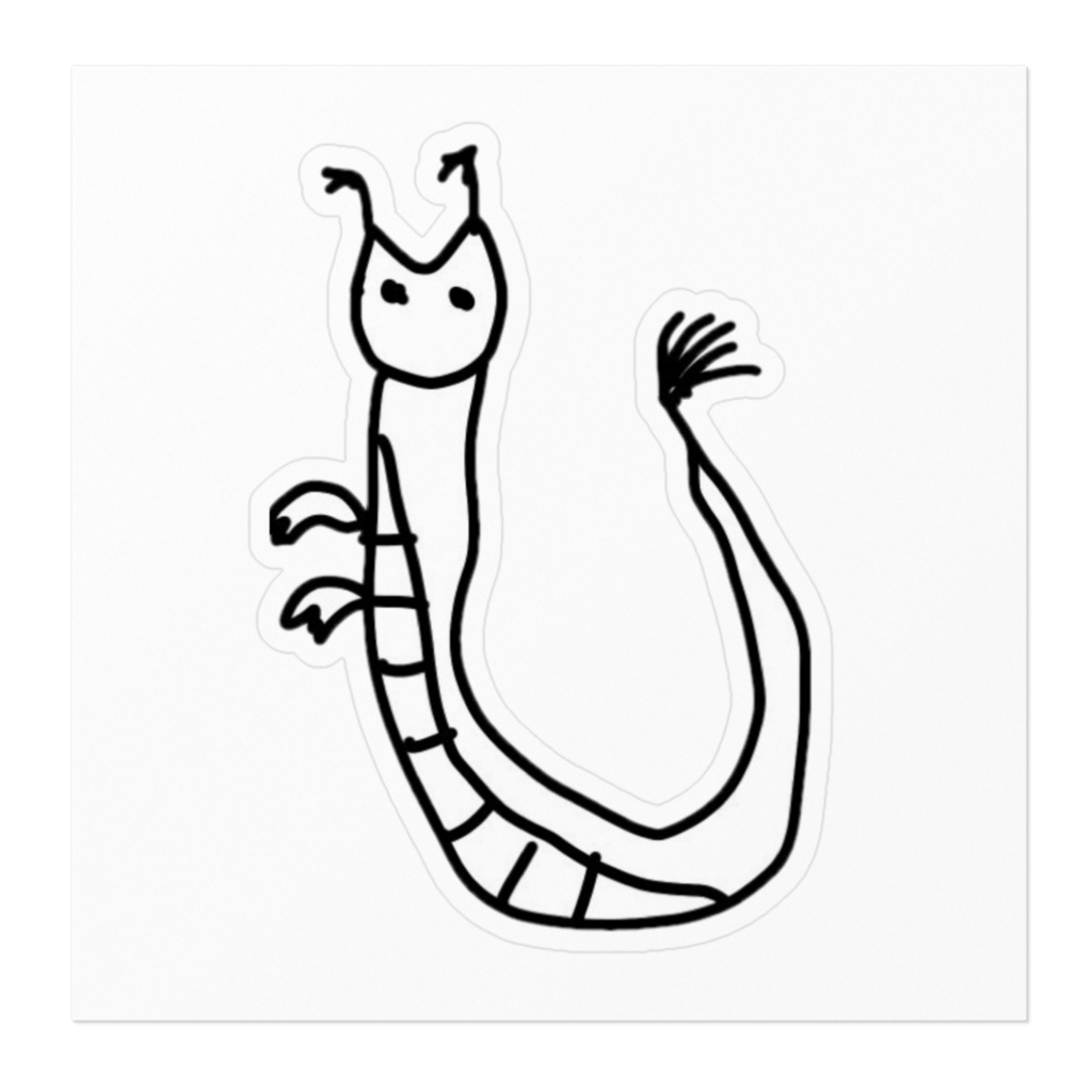 たつどしステッカー