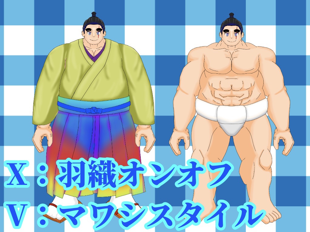 【Live2Ⅾモデル】オリジナルLive2Dモデル 鯨関取