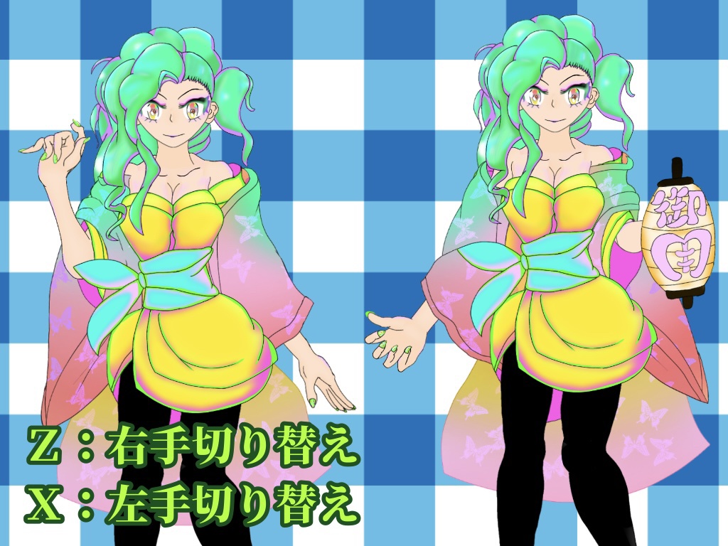 【Live2Ⅾモデル】シシガミヤブランド第一弾 ギャル岡っ引き