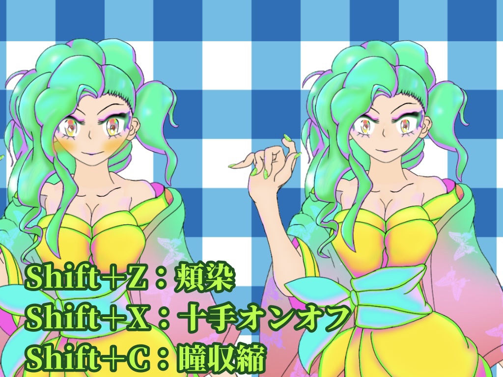 【Live2Ⅾモデル】シシガミヤブランド第一弾 ギャル岡っ引き