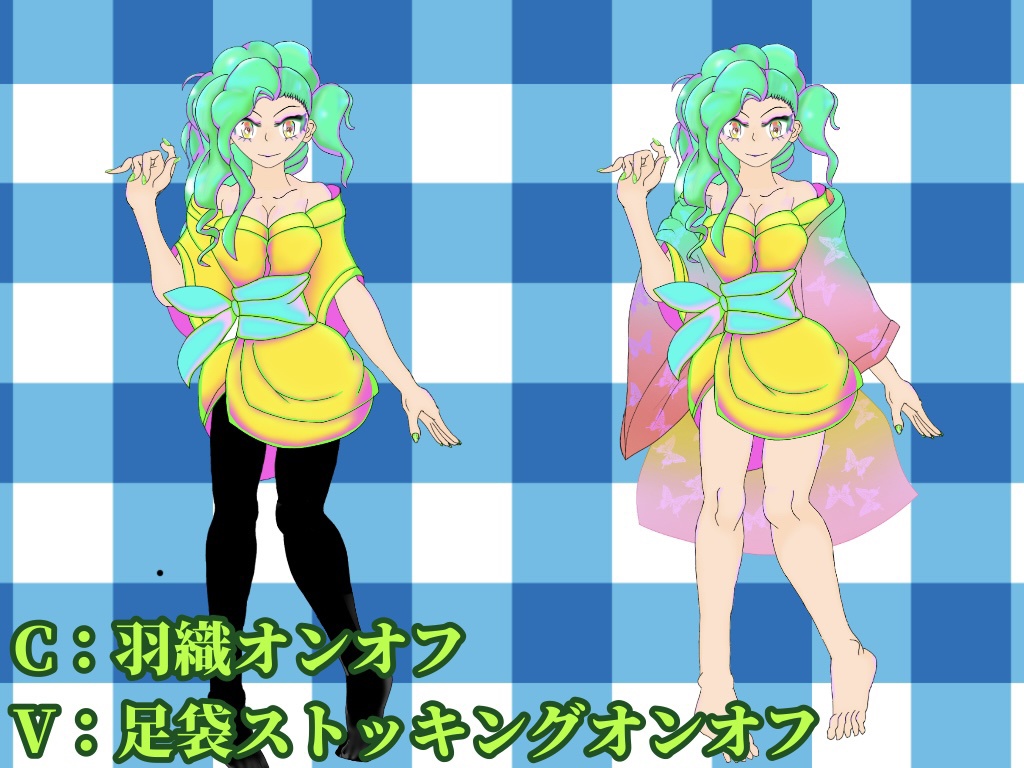 【Live2Ⅾモデル】シシガミヤブランド第一弾 ギャル岡っ引き