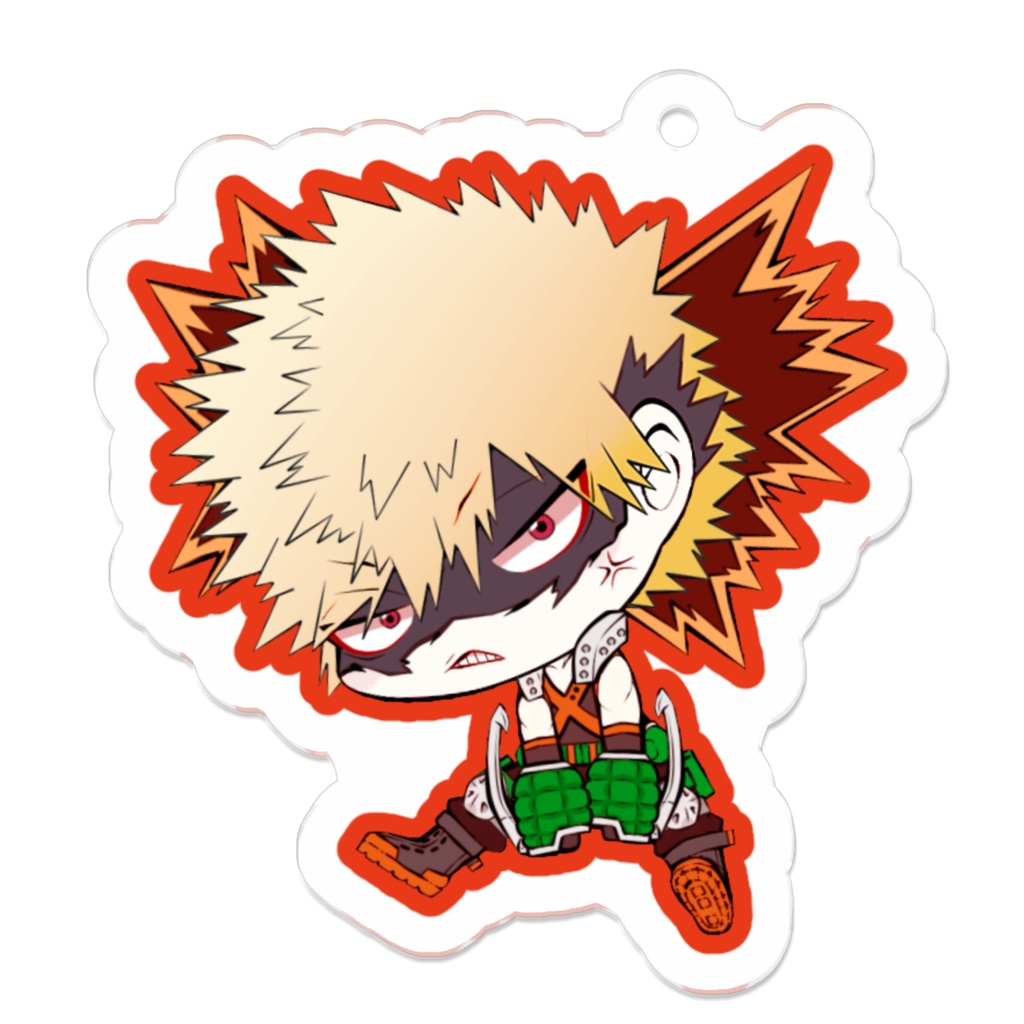 ぷんすかアクキー/爆豪勝己(スーツ)