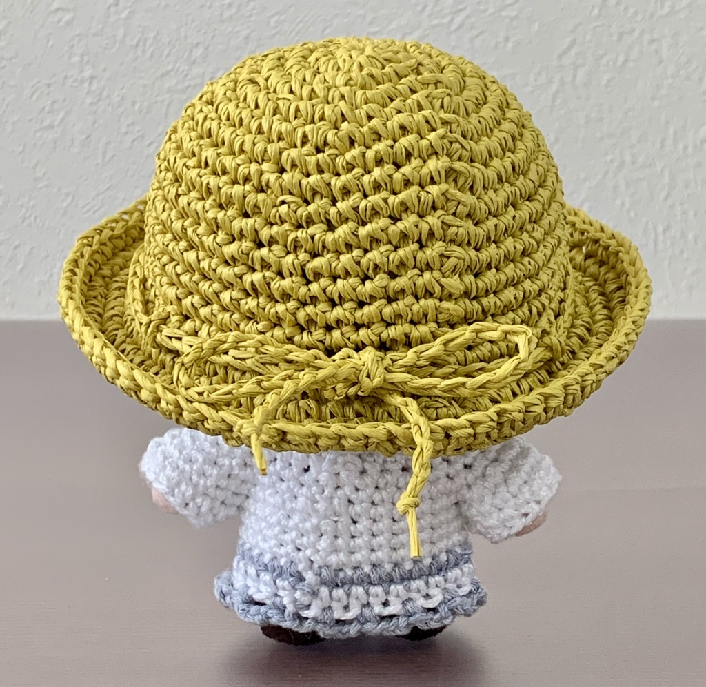 ぬい用麦わら帽子