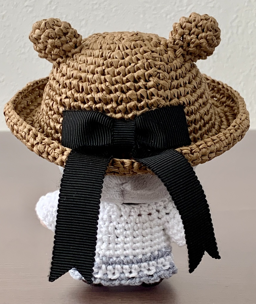 ぬい用麦わら帽子