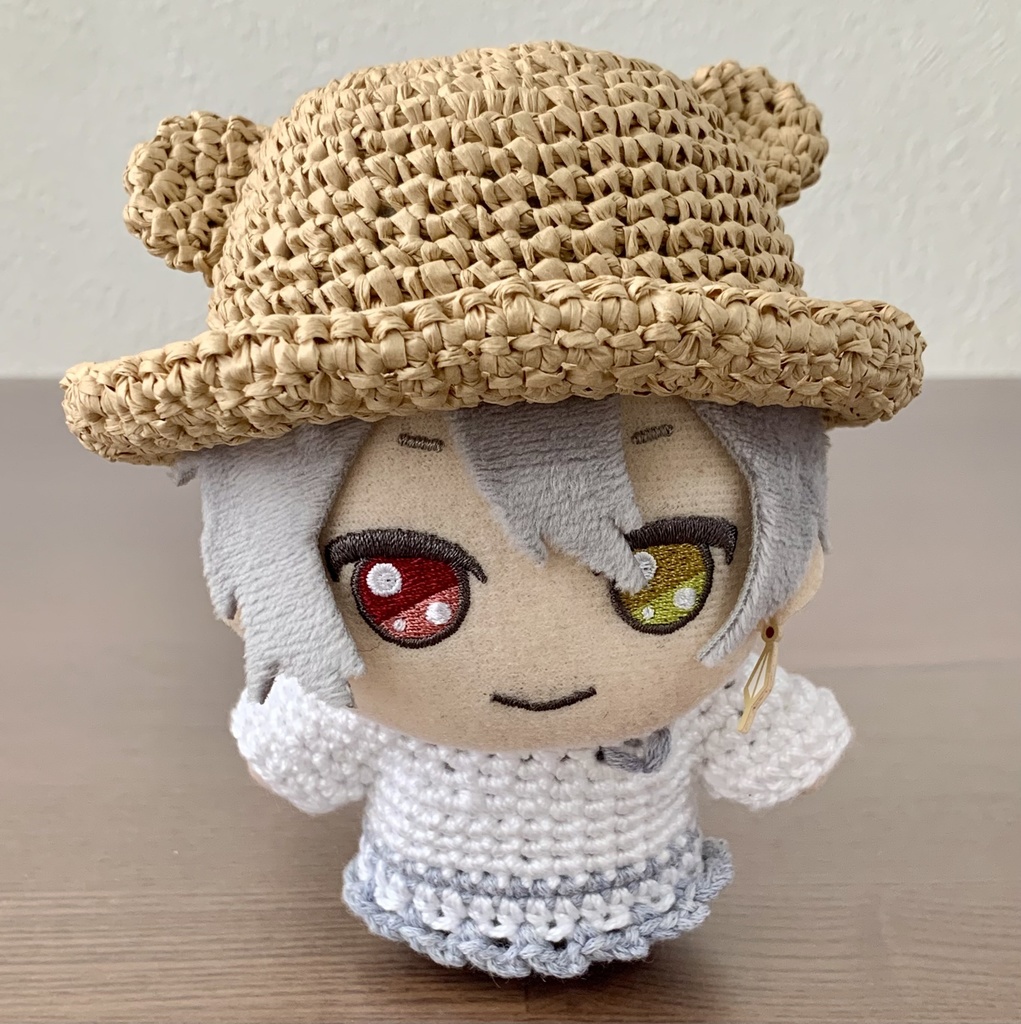 ぬい用麦わら帽子