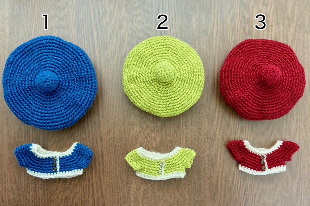 きらどるぬい用帽子&セーターセット