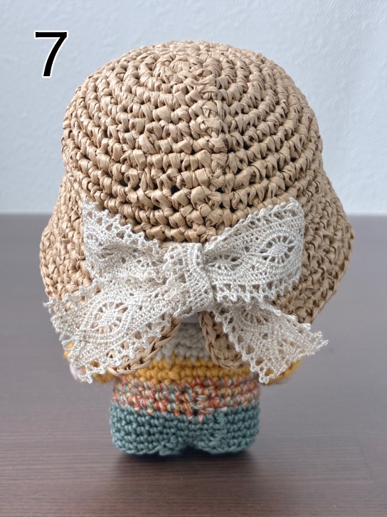 ぬい用麦わら帽子