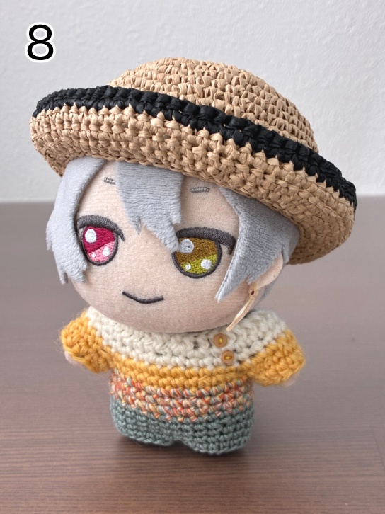 ぬい用麦わら帽子