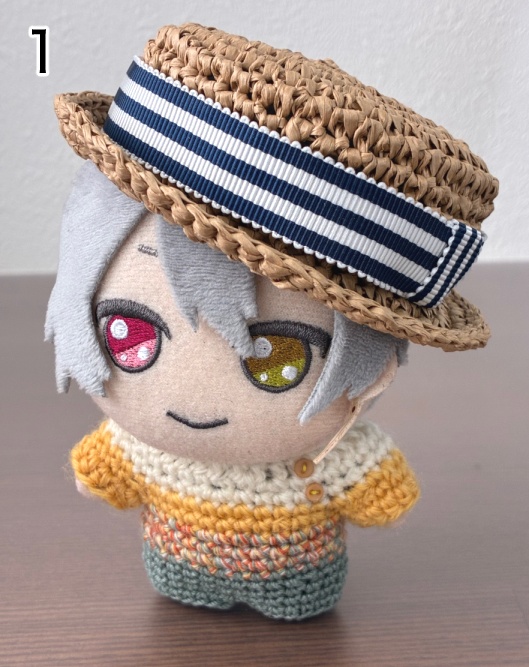 ぬい用麦わら帽子