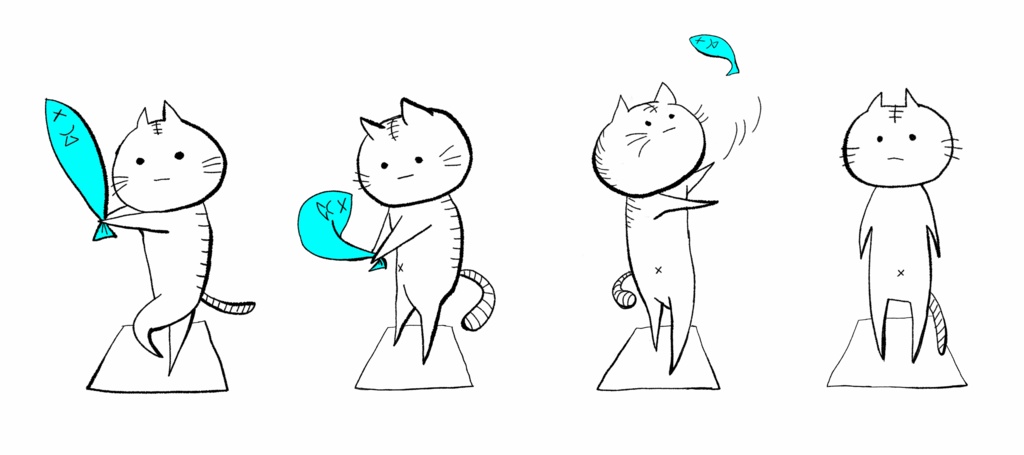 トートバッグS【ねこバッター】