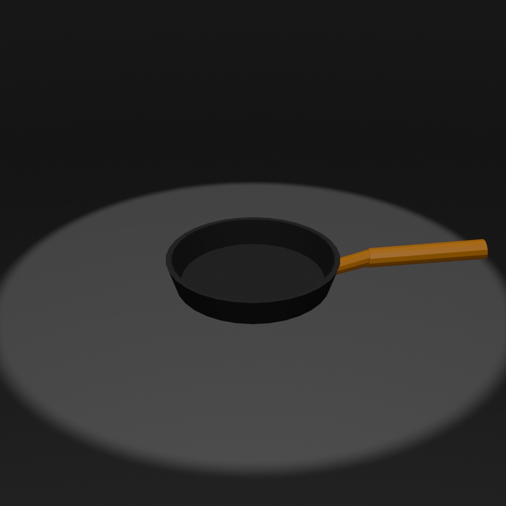 フライパン3Dモデル