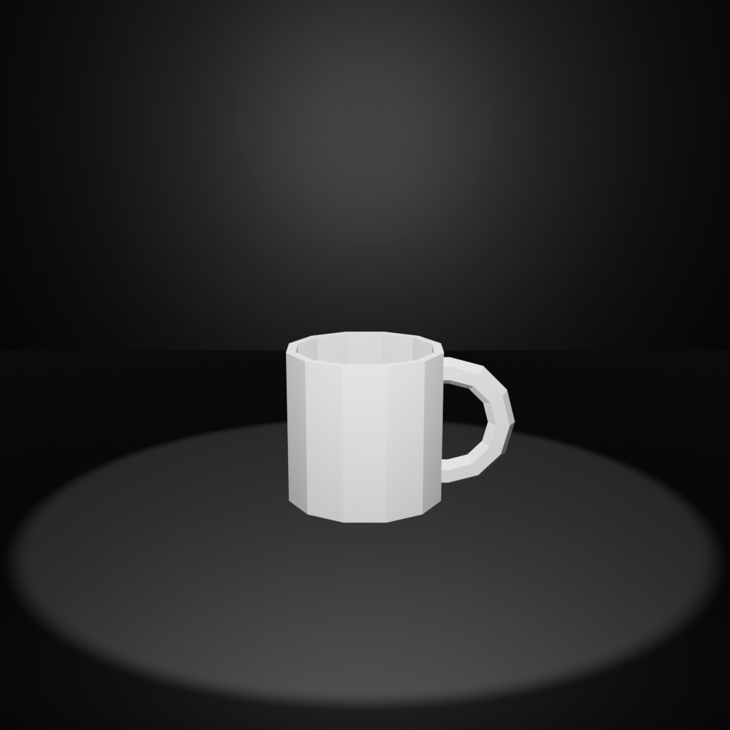 マグカップ　3Dモデル